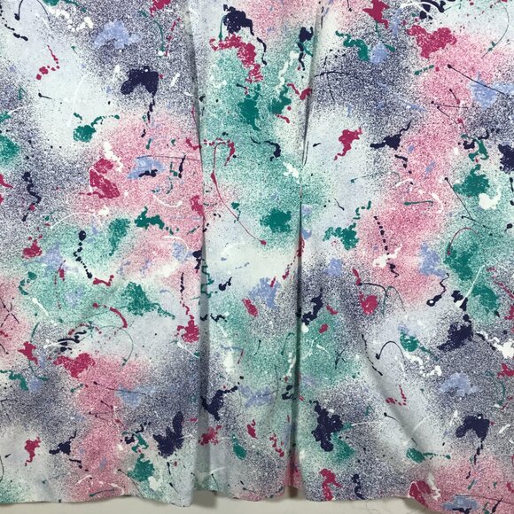 Sunshine Alley Adult Large Multicolor Long Sleeve Snap Button Scrub Jacket - Picture 7 of 10